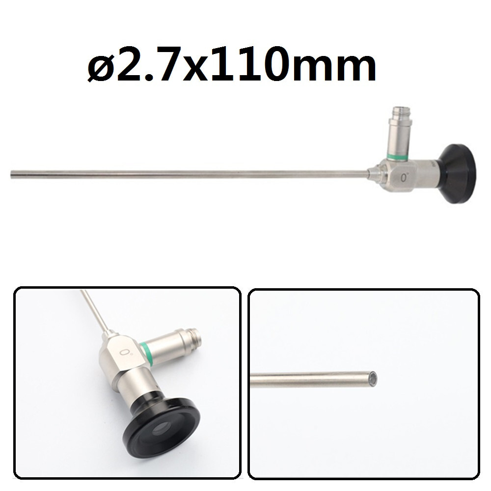 Rigid Endoscope Endoscopy 0° 2.7mm x110mm Otoscope Fiber Optic Ear Instrument