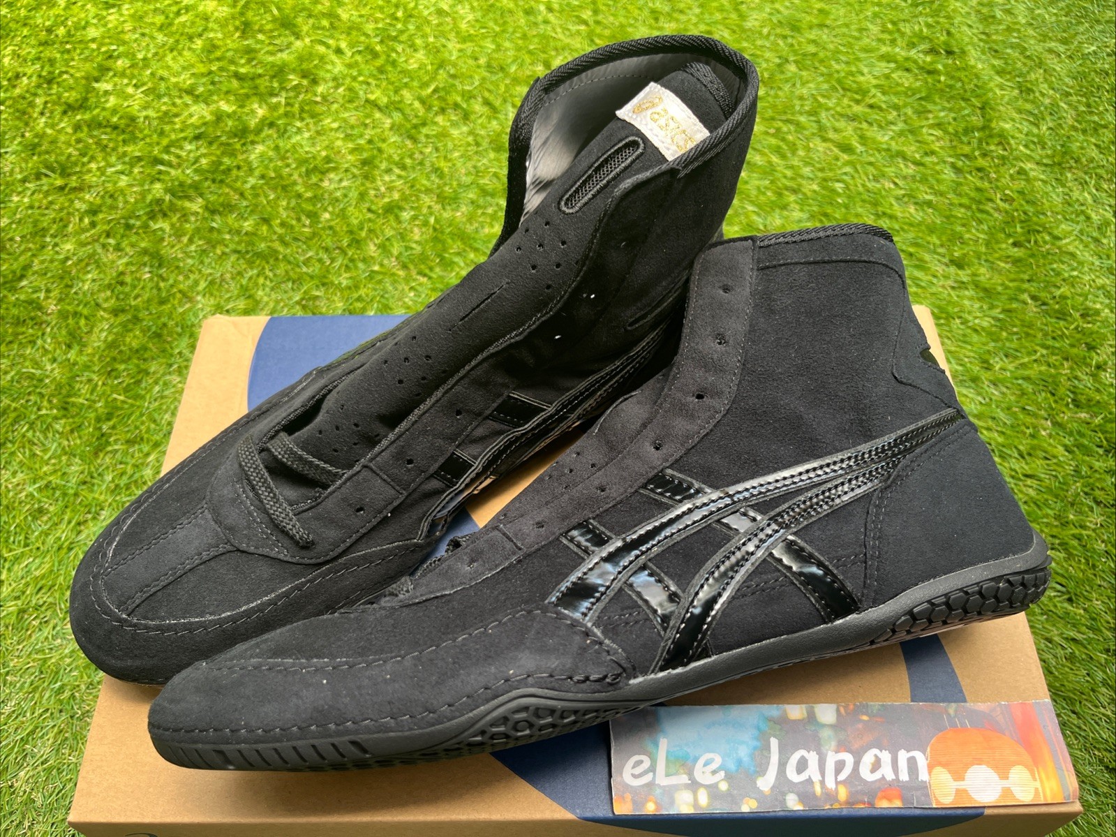 ASICS 1083A001 EX-EO New TWR900 All Black Men's Wrestling Shoes