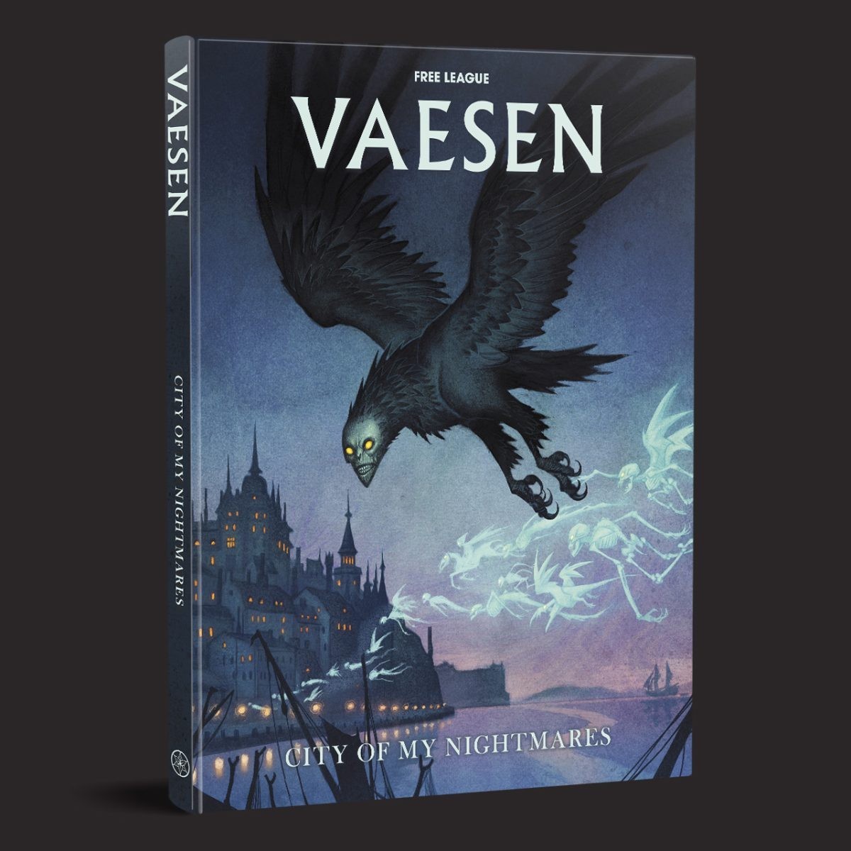 Vaesen City of My Nightmares (Hardcover) Nordic Horror RPG