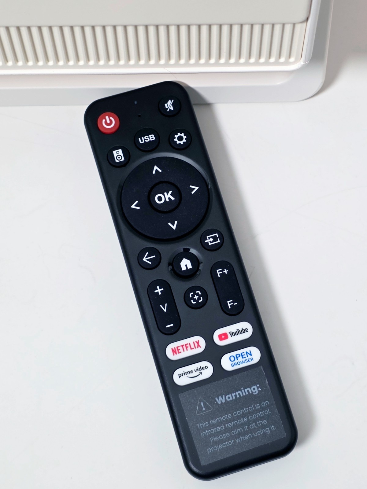 HAPPRUN 1500 ANSI Portable Projector with Built-in Streaming Apps