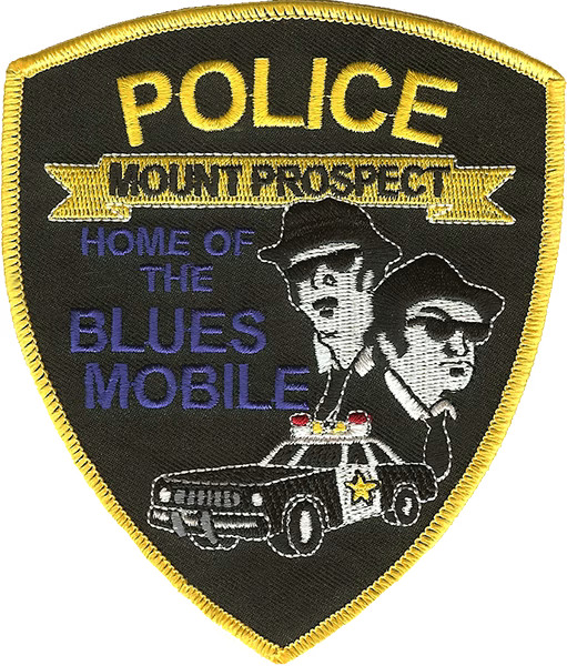 MOUNT PROSPECT POLICE DEPARTMENT SHOULDER PATCH: Blues Brothers (1978)