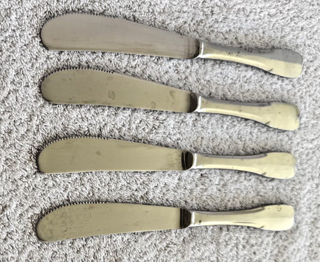 VTG CHATSWORT Supreme Cutlery Sweden 4 Knives / Knife 18-8 Stainless