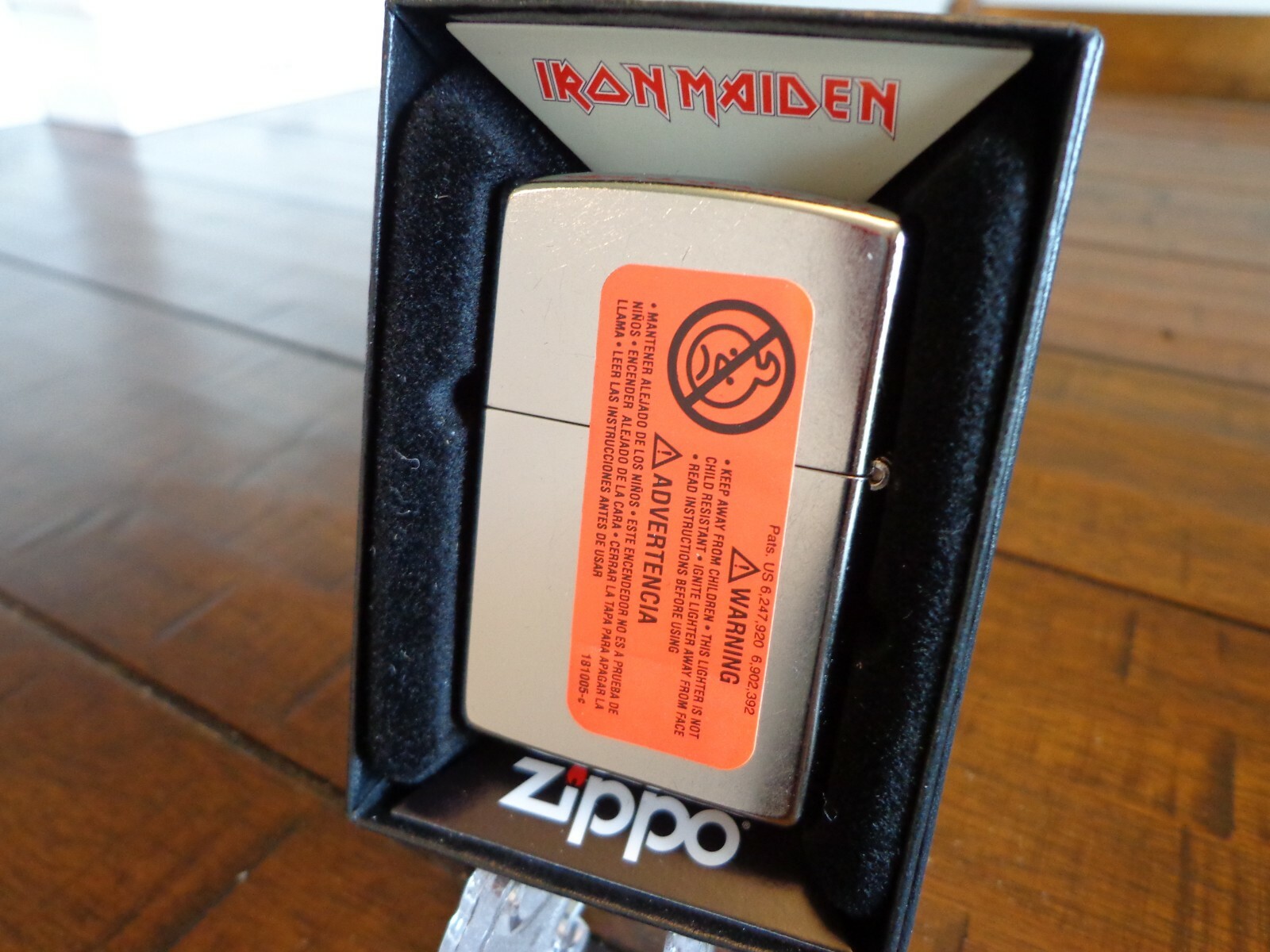 IRON MAIDEN ACES HIGH ZIPPO LIGHTER MINT IN BOX