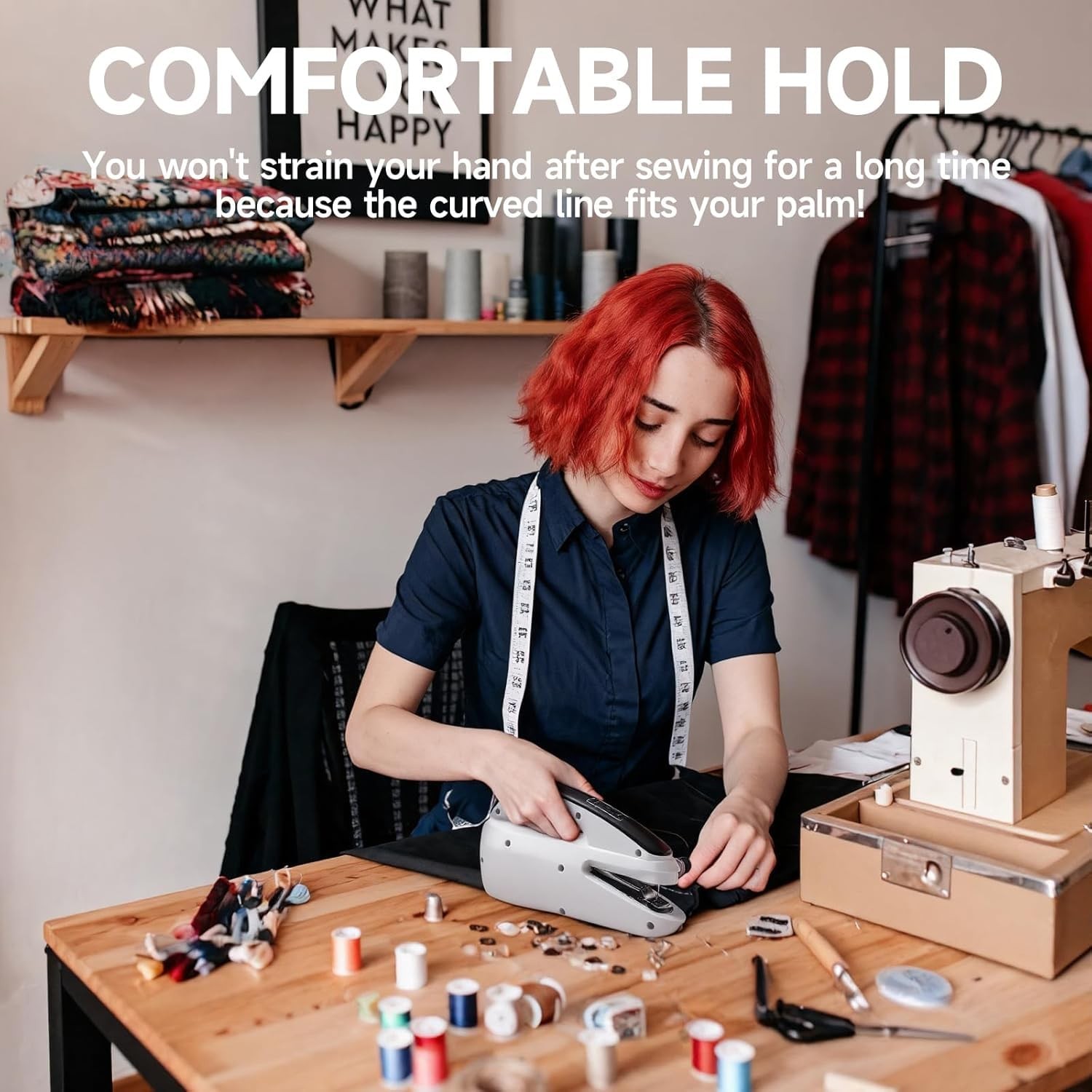 BIOEYFCOY Mini Sewing Machine Black
