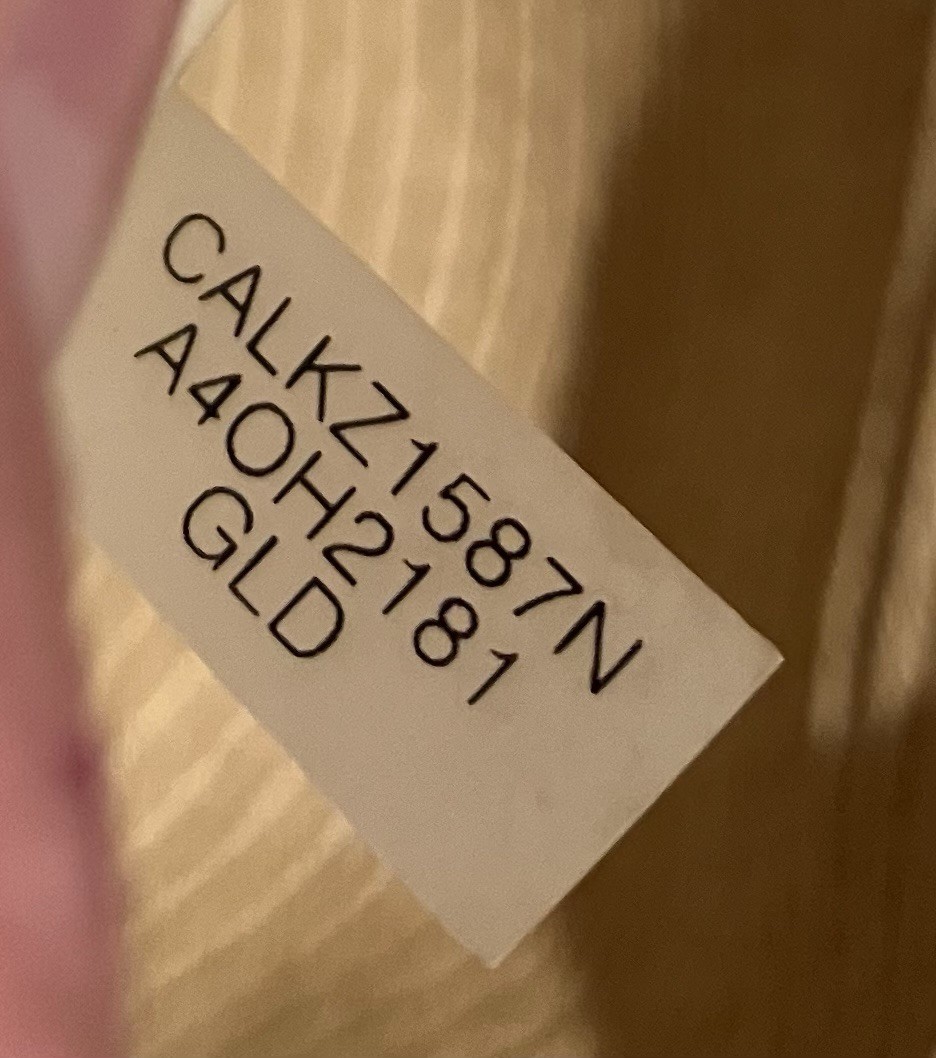 Calvin Klein Beige Woven Hat