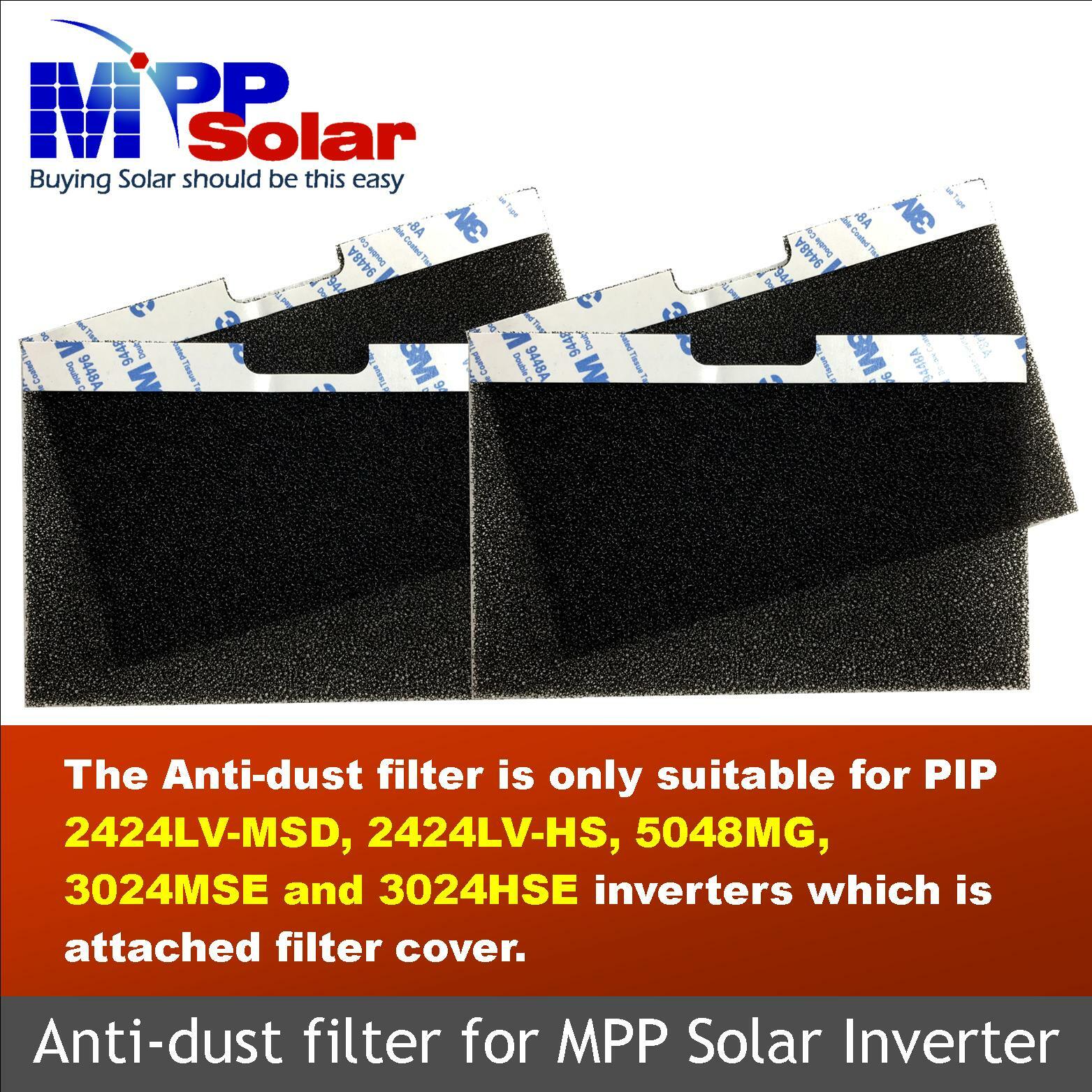 3M Anti-dust filter 5PCs for MPP Solar  inverter Free Tariff