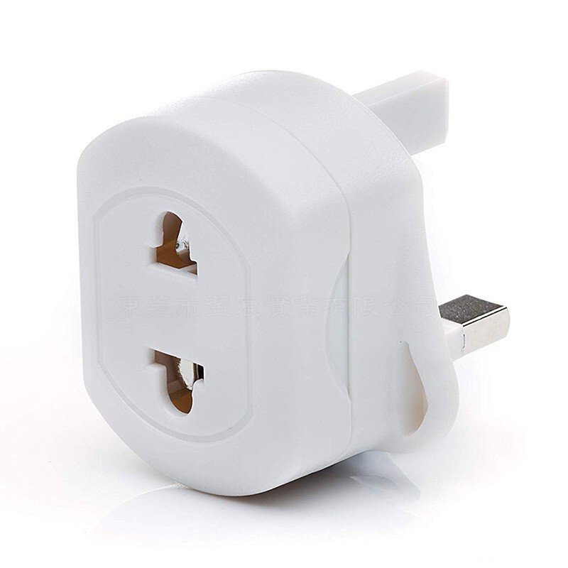 Euro 2 Pin to UK 3 Pin Plug AC Universal Adapter Travel Converter European