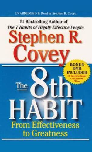 The 8th Habit: From Effectiveness to Greatness - Audio CD - VERY GOOD