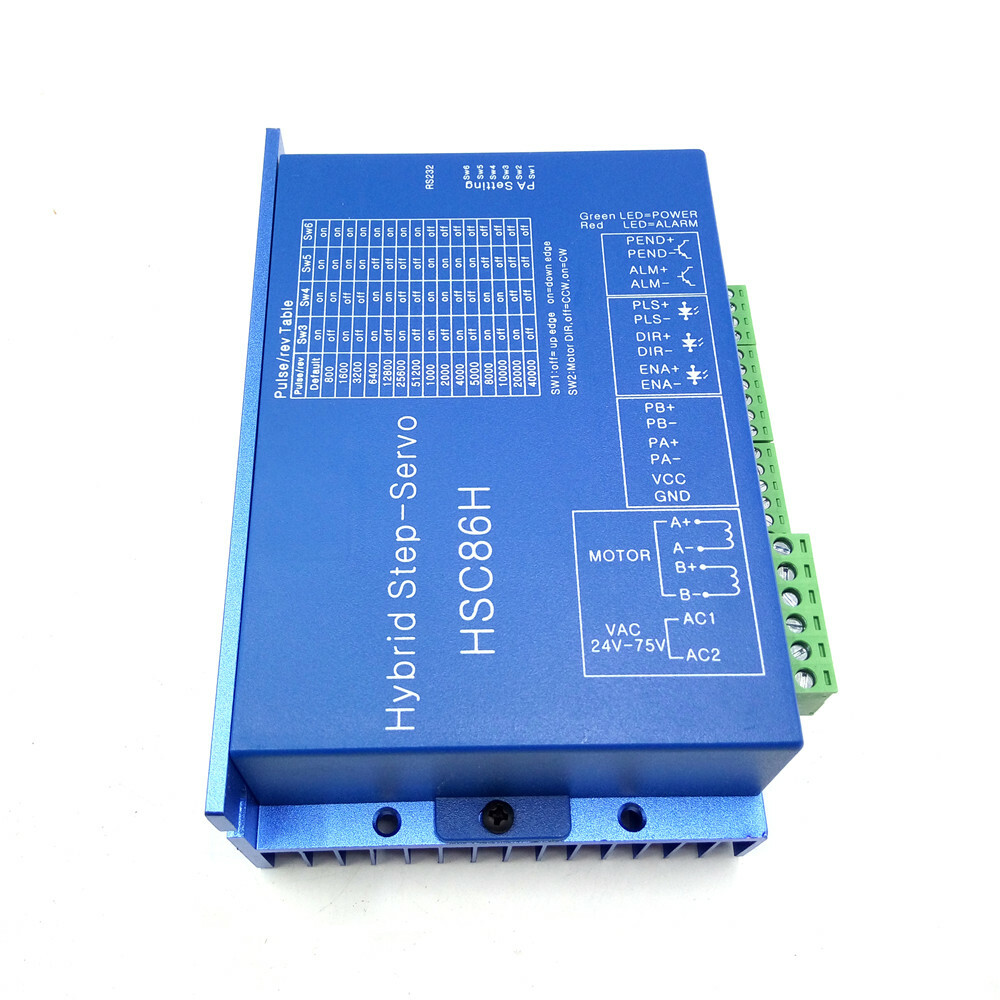 NEMA34 8.5NM 6A Closed-loop Stepper Motor Driver Hybrid Servo Kit&Encoder Cable