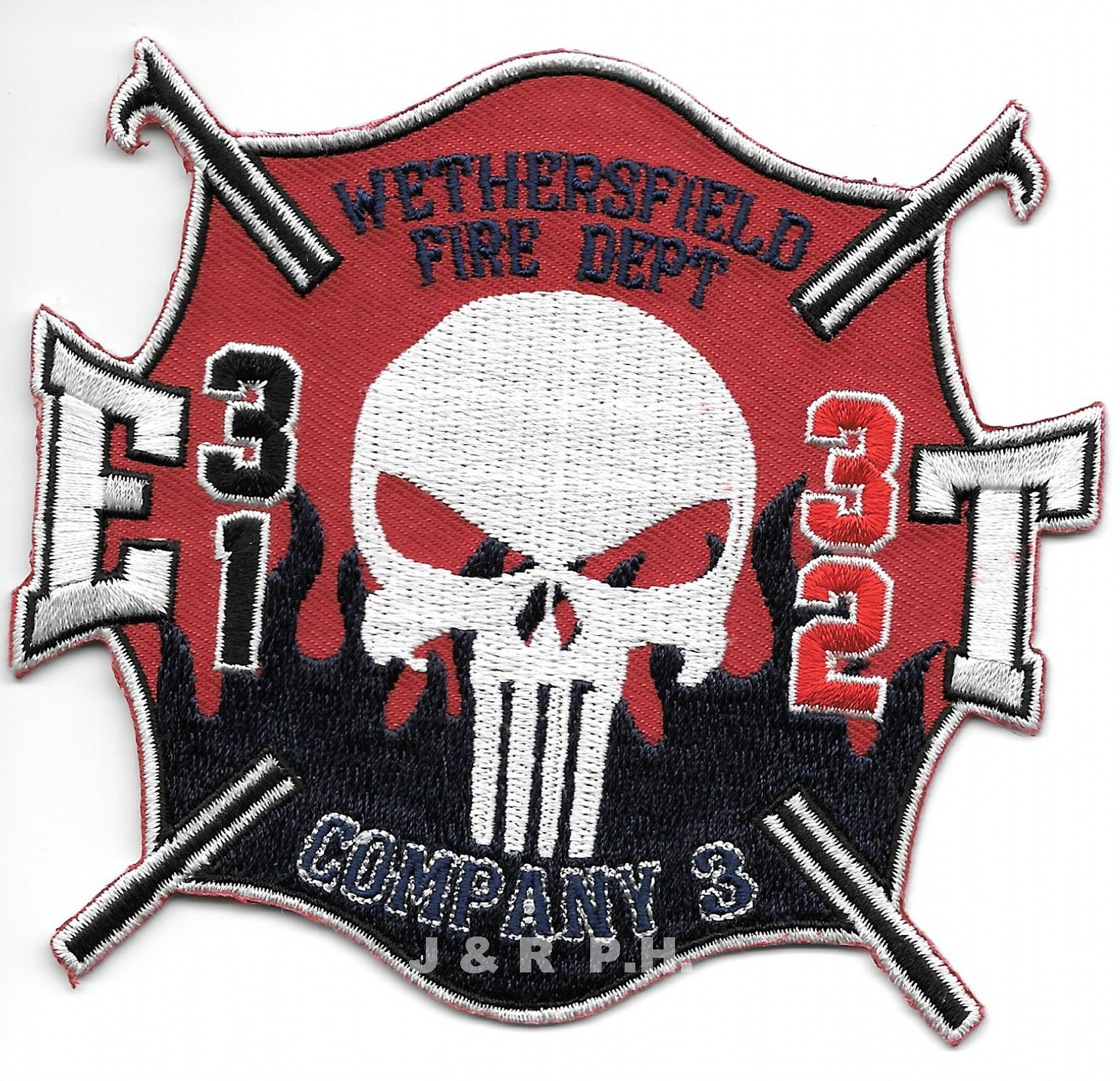 Wethersfield Engine-31 / Truck-32, CT  (4.25" x 4" size) fire patch