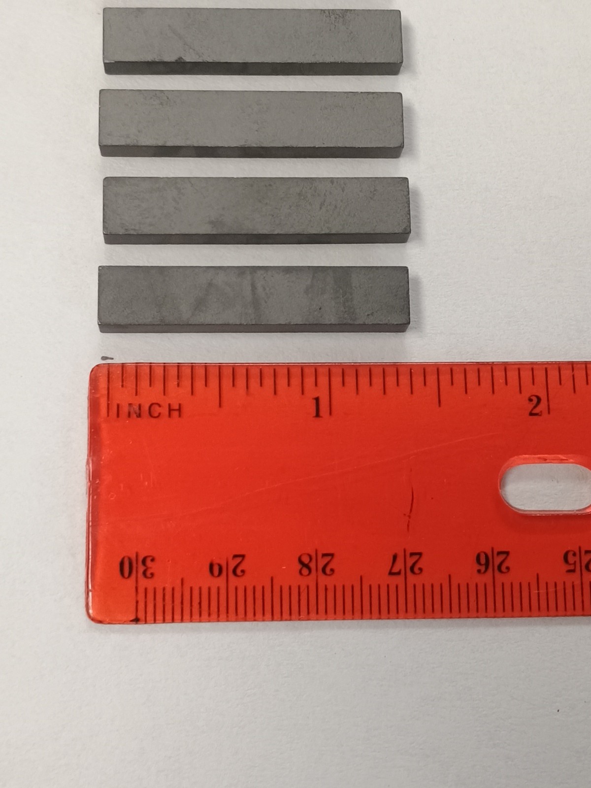 Lot of 7 Solid Carbide Rectangular Tool Blank 0.283 x 0.143 x 1.421
