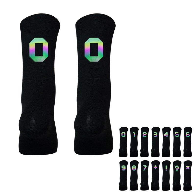Mens WomensReflective Road Cycling Riding Bicycle Bike Sports Ankle Socks  MTB 0