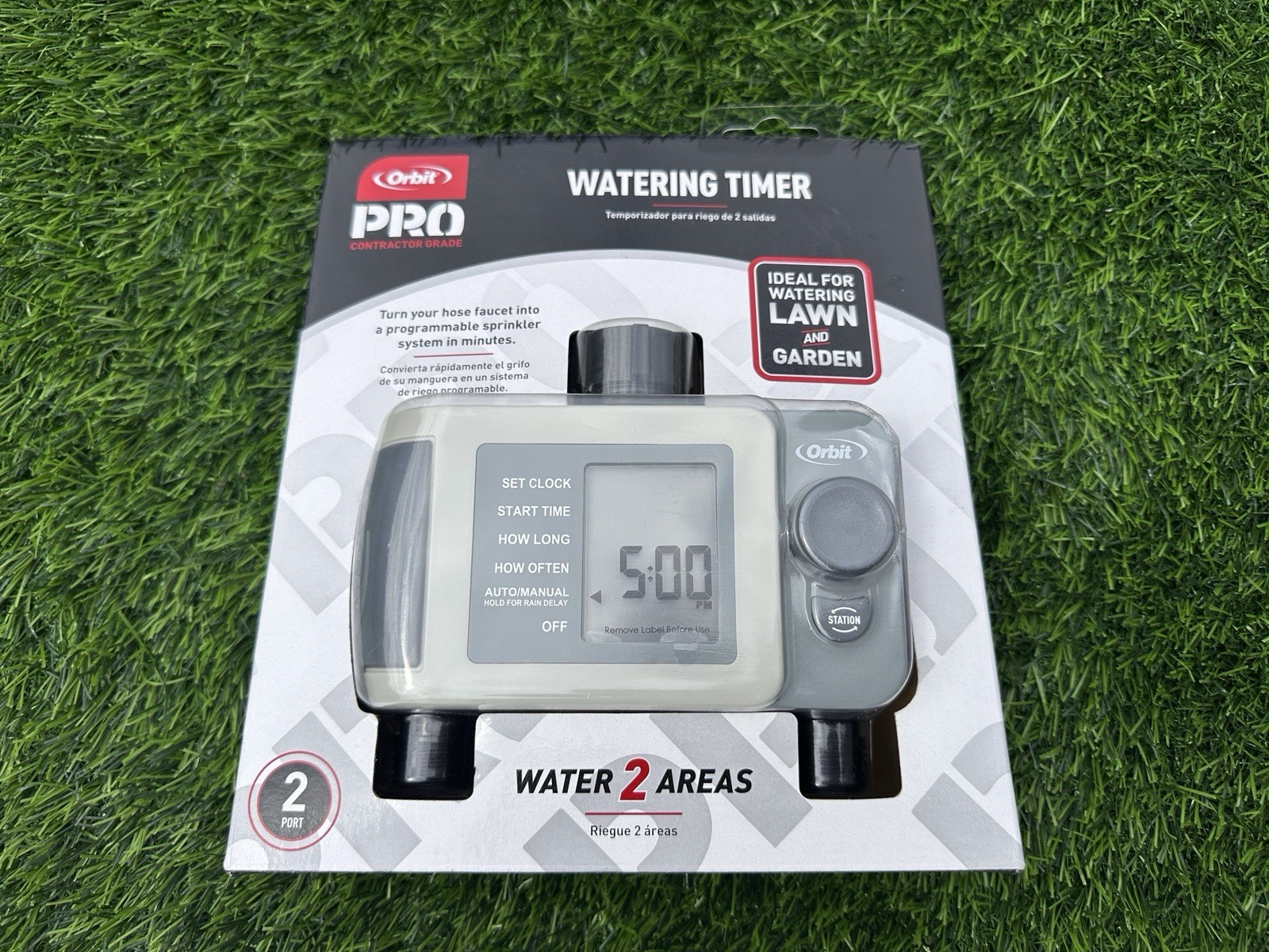 Orbit Pro Contractor Grade 1 Port Digital Watering Timer 56103 Gray New In Box