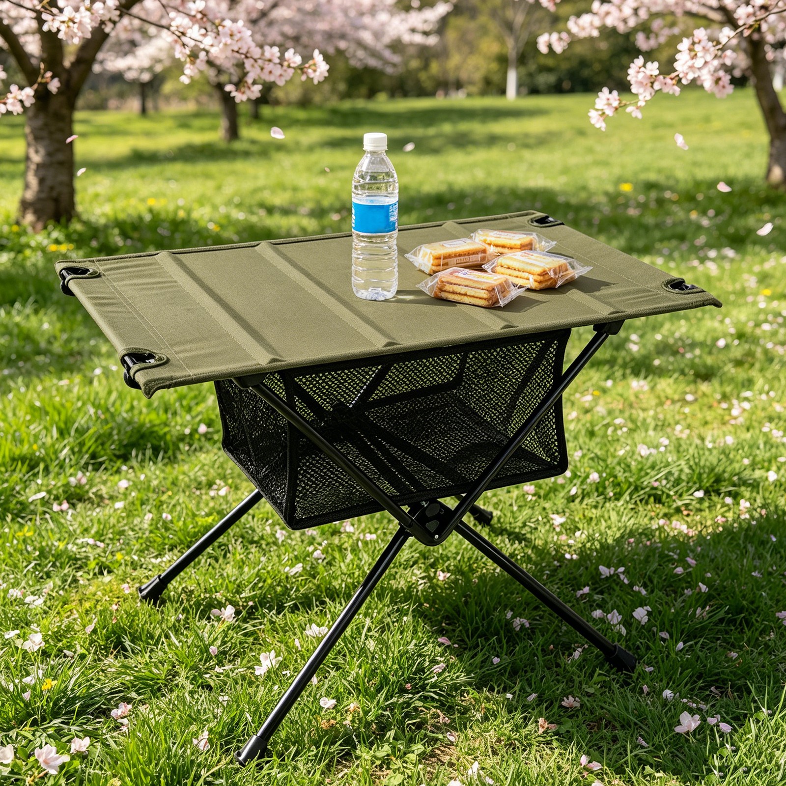 Foldable Camping Table, Outdoor Portable Picnic Table For 1–2 People