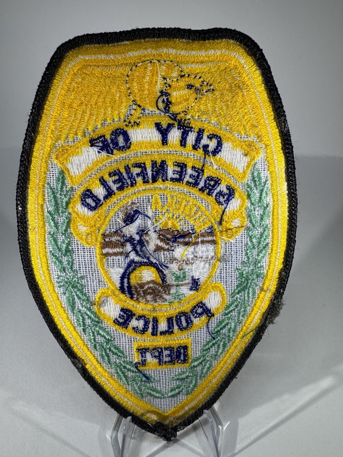 Greenfield California Police PATCH