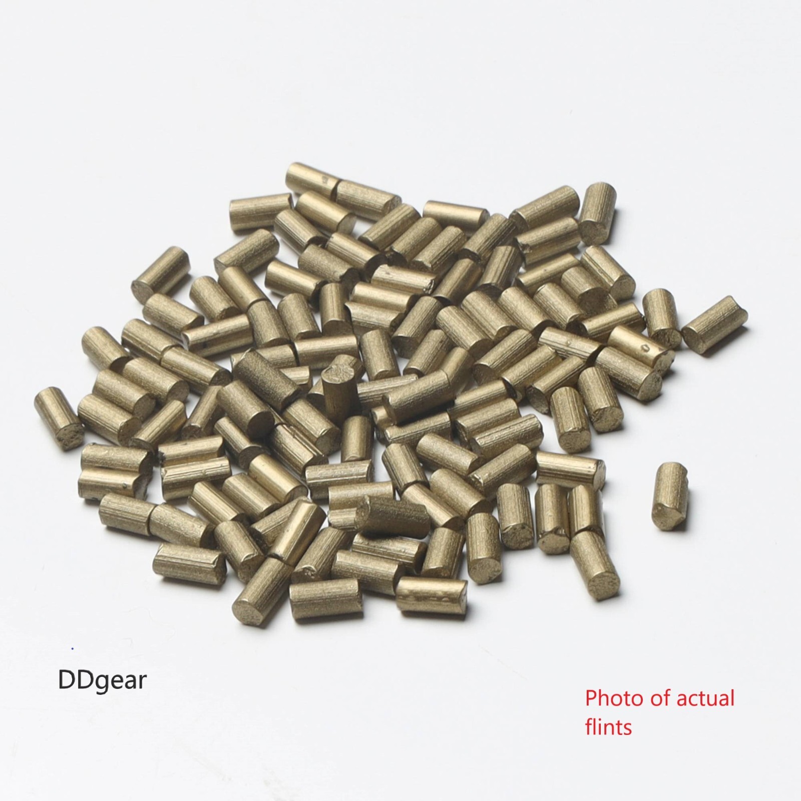 1000 Lighter Flints Gold Replacement for fluid/gas lighters, Bulk Lighter Flint