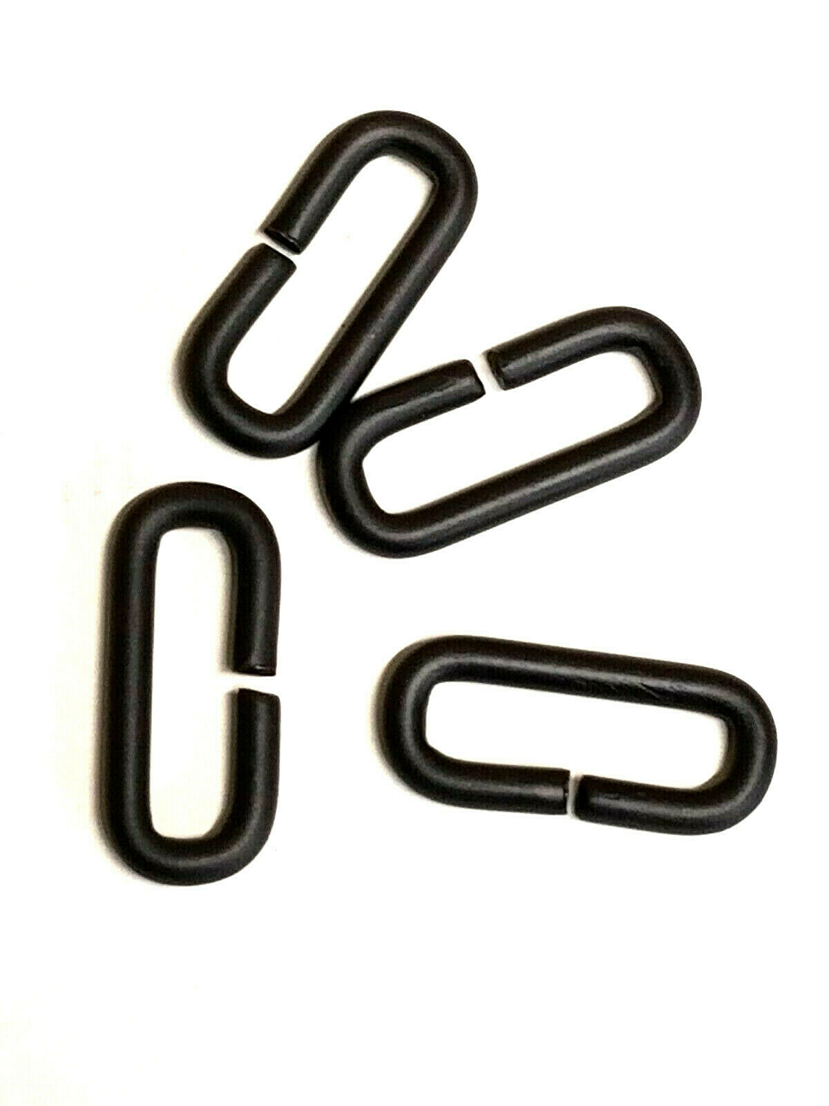 4 Pack Of Black Leather Rifle Slings Sliders Swivel Sling Repair Kit | Free Ship