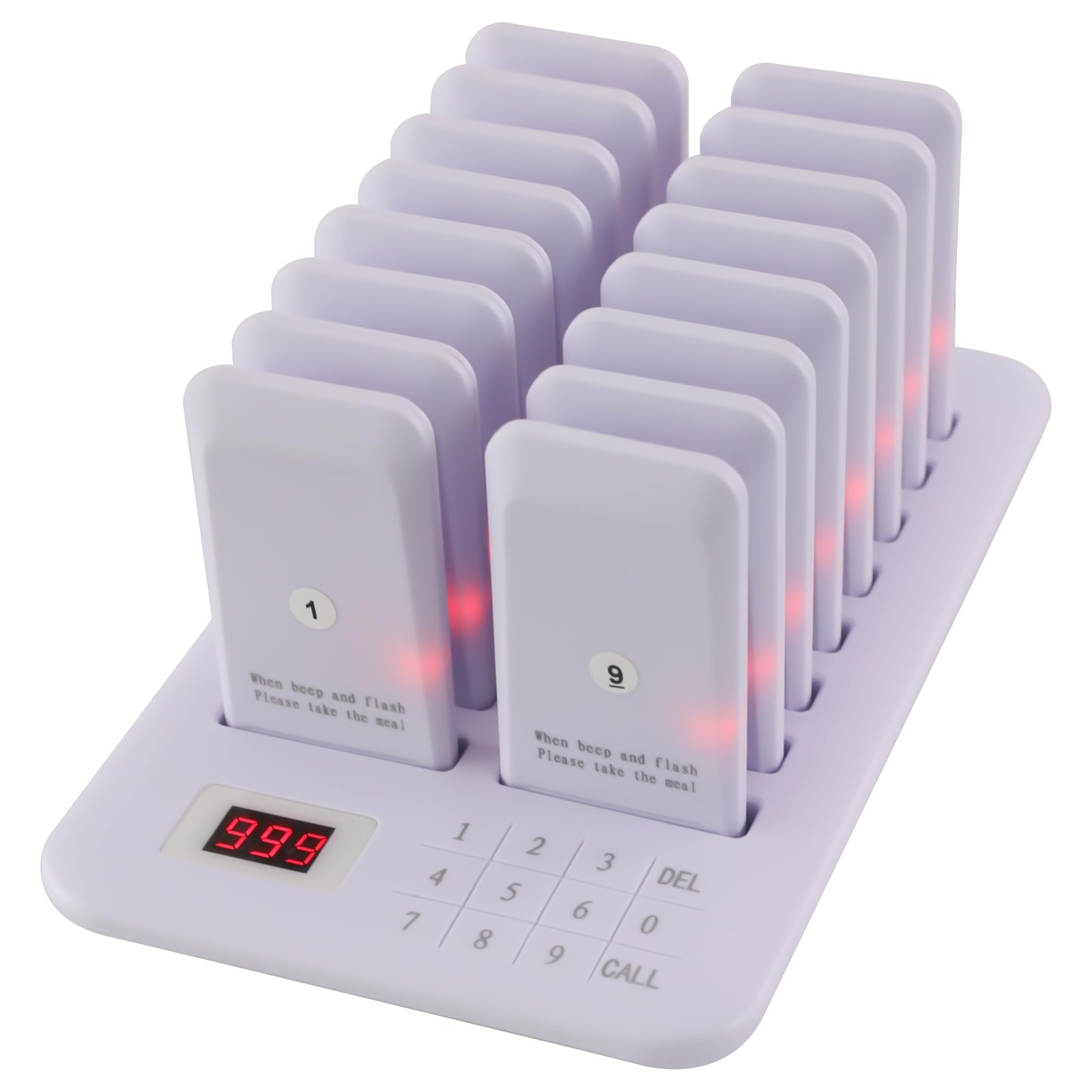 LOUKIENE Restaurant Pager System, Pagers for Restaurants Wireless Calling System