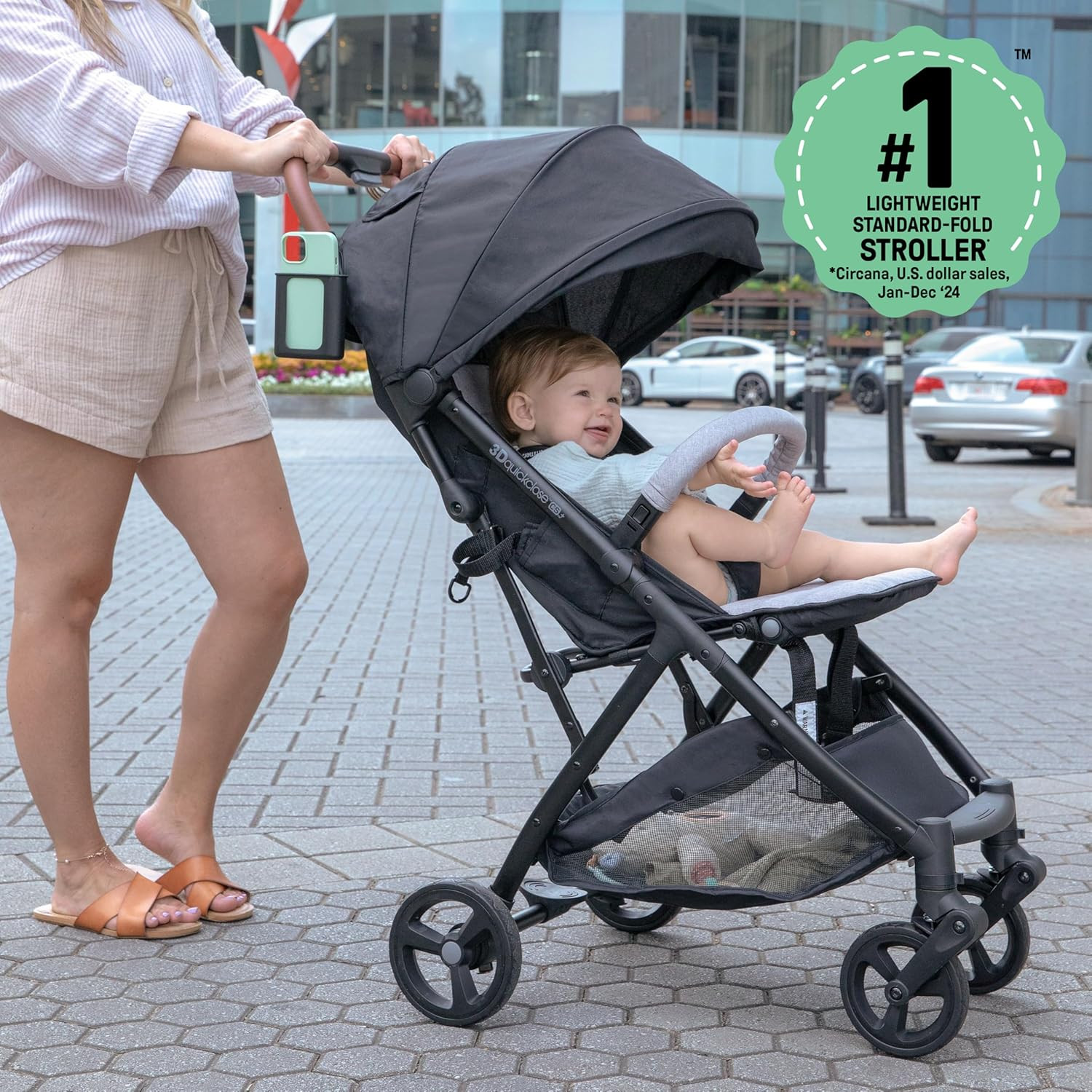 Ingenuity Ingenuity 3Dquickclose CS+ Compact Fold Stroller – Lightweight Strolle