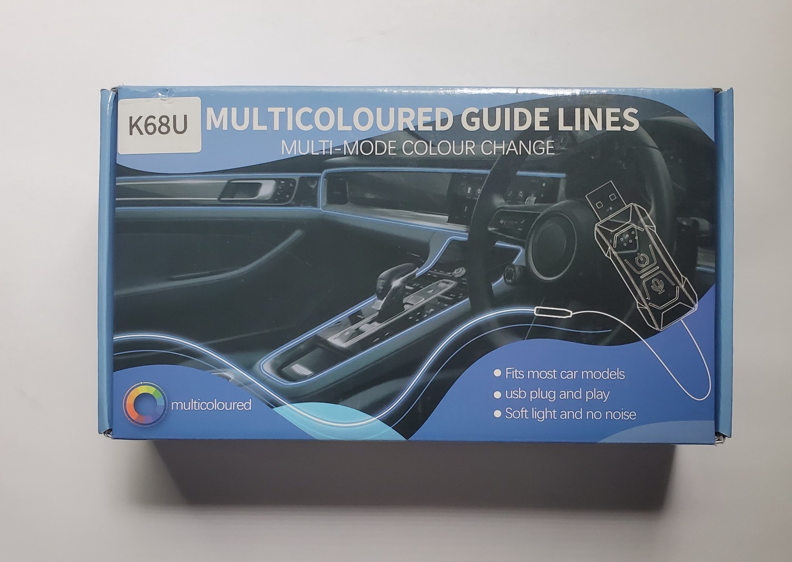 Multicoloured Guide Lines Multi Mode Colour Change Dash Light Strips