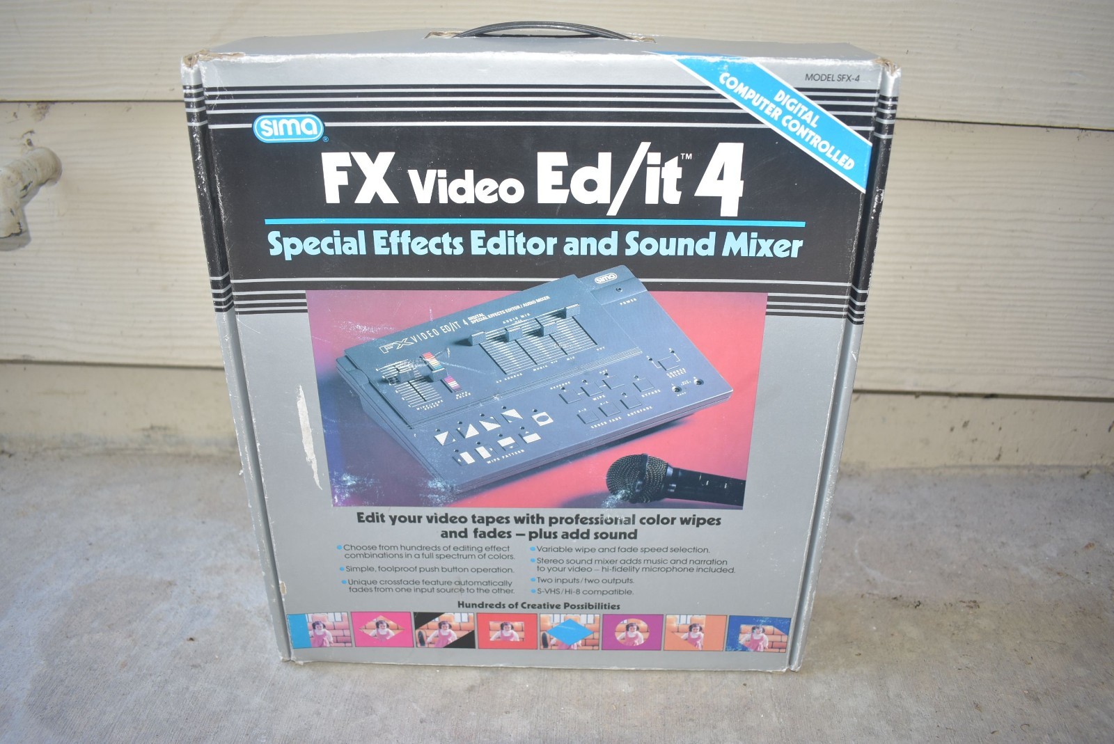 SIMA FX VIDEO ED/IT 4 VIDEO/AUDIO EDITOR EDITING SPECIAL EFFECTS MIXER