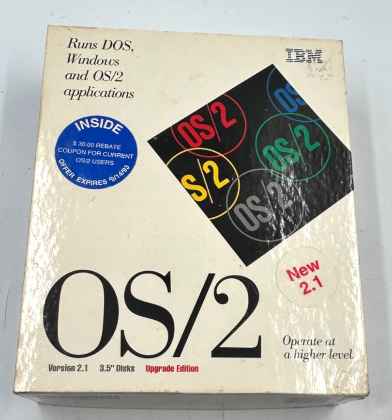 IBM OS/2 Warp for Windows Upgrade Edition v2.1, 3.5" disks
