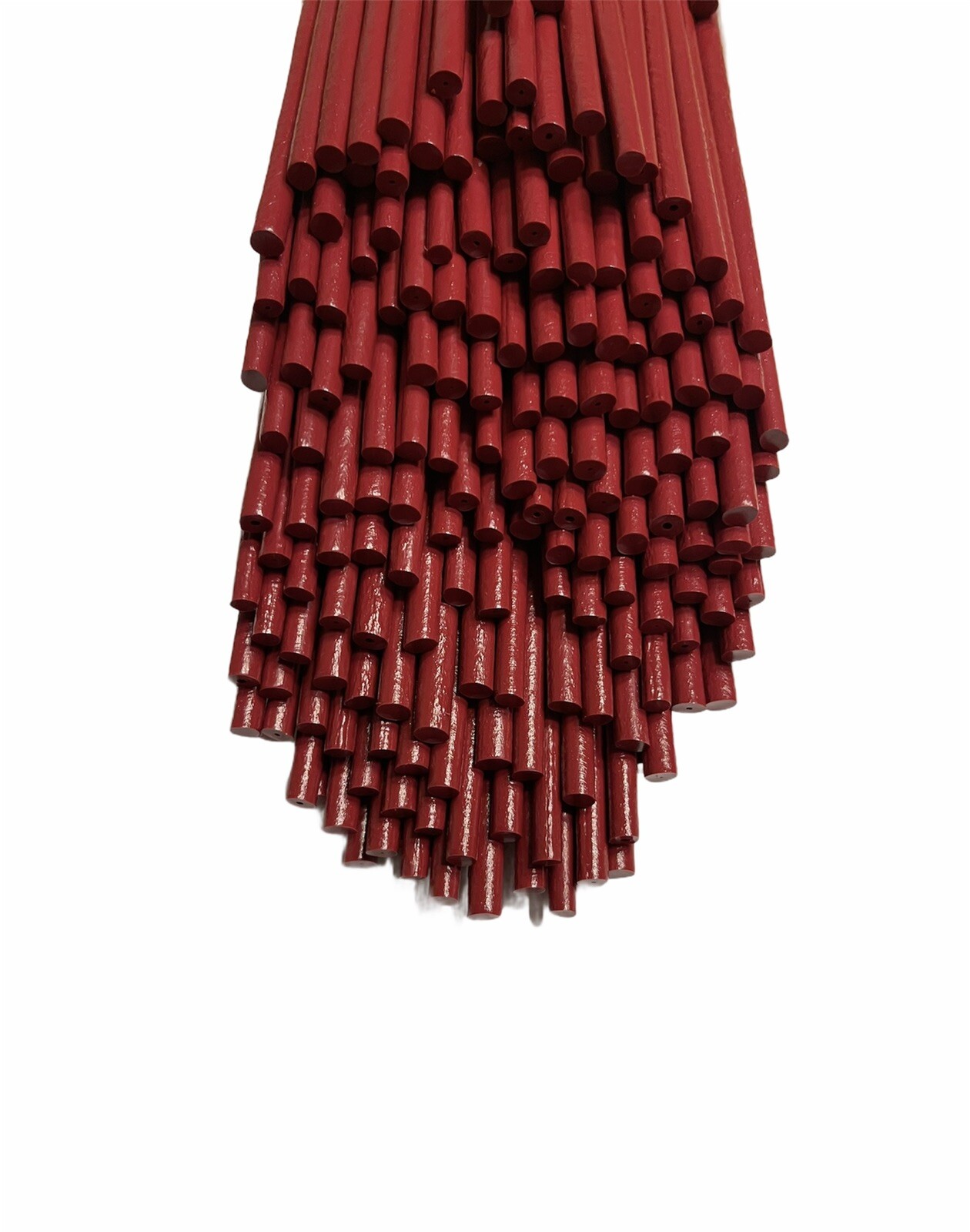 HDPE Polyethylene Plastic Welding Rods-20ft Triangular (12in x 5.7mm Red) Repair