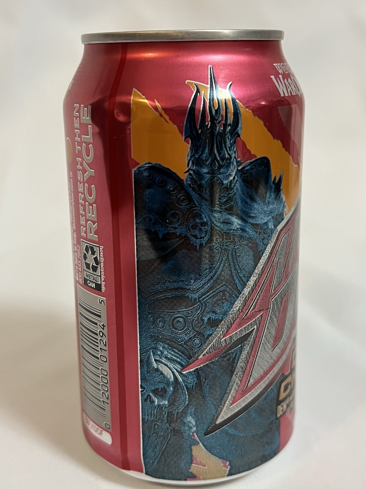World of Warcraft 2024 Mtn Dew Game Fuel Citrus Cherry 1 Full 12 Fl Oz Can