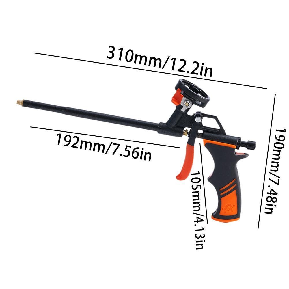 PROFESSIONAL POLYURETHANE FOAM FOAM GUN METAL APPLICATOR