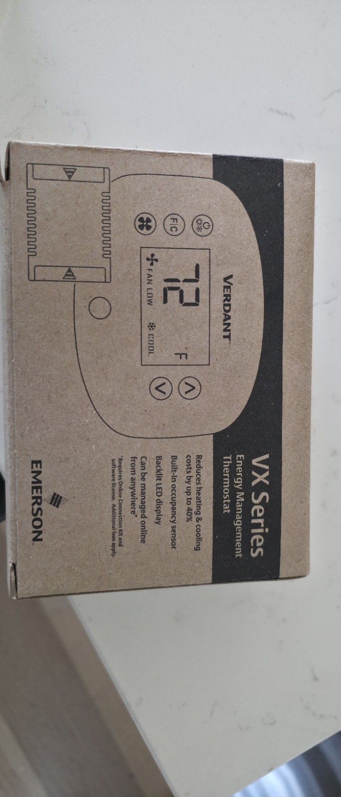 Emerson Verdant VX Series Energy Management Thermostat