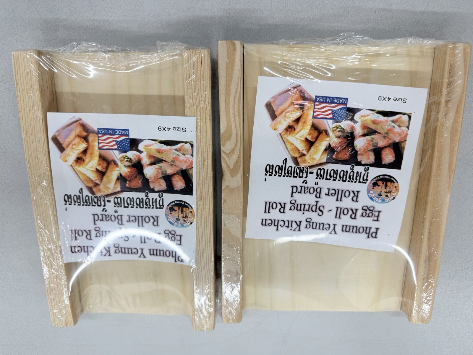 Egg Roll - Spring Roll Roller Board. 1 Size 4x9 (M)