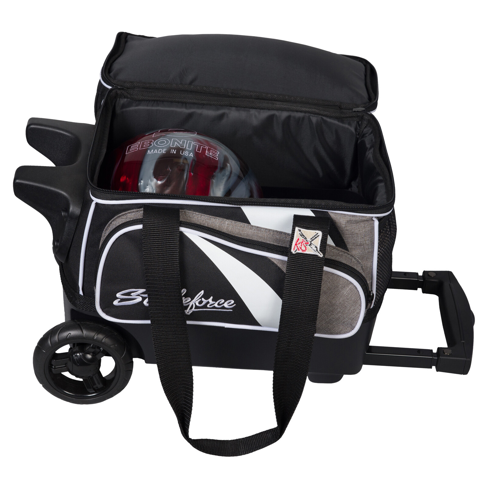 KR Strikeforce Cruiser Stone/Black 1 Ball Roller Bowling Bag