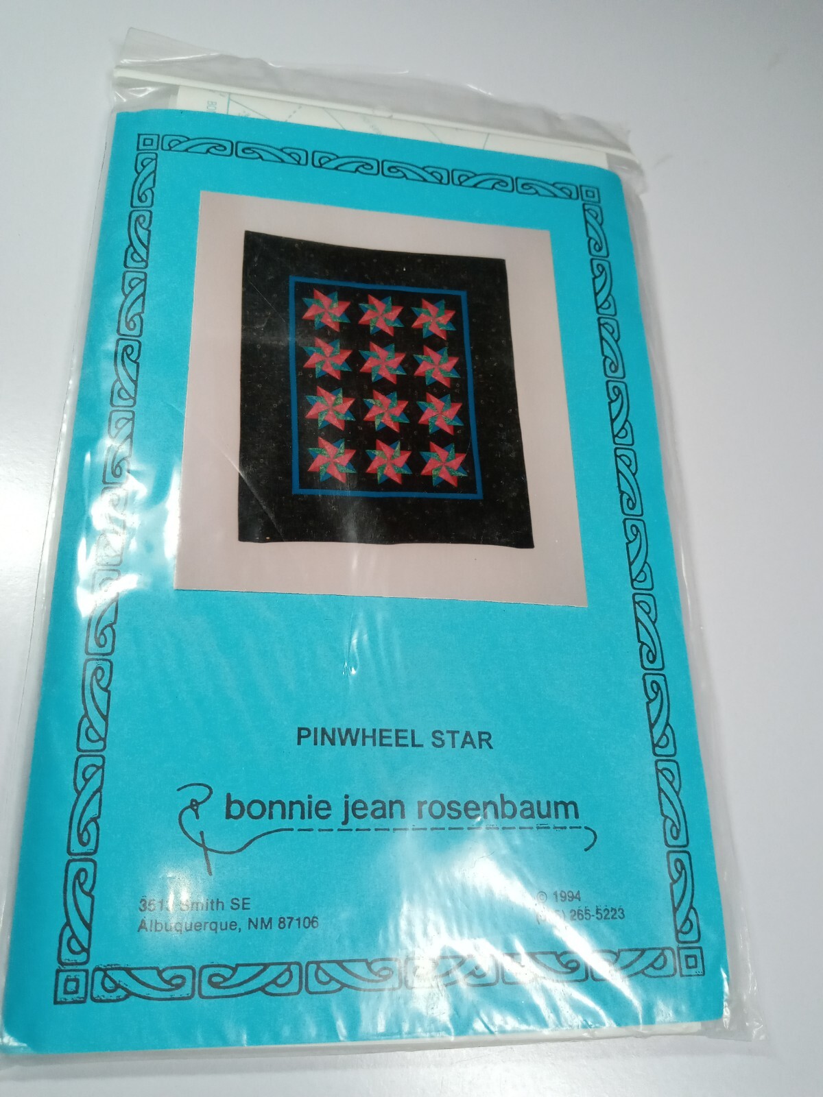 Bonnie Jean Rosenbaum Quilting Pattern-Pinwheel Star-NEW