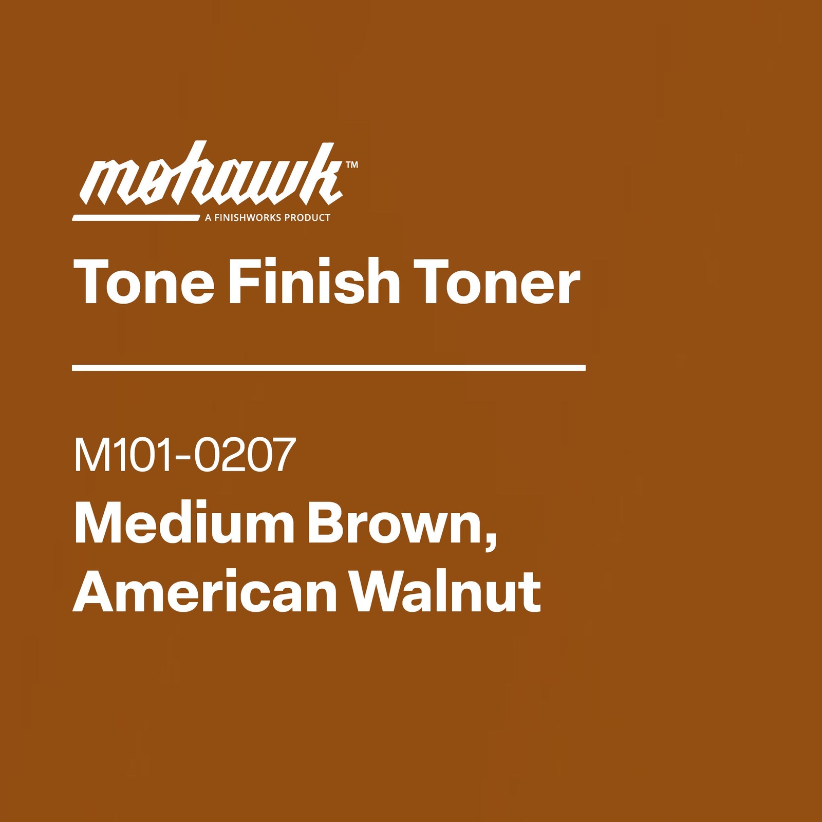 Mohawk Tone Finish Toner Medium Brown, American Walnut