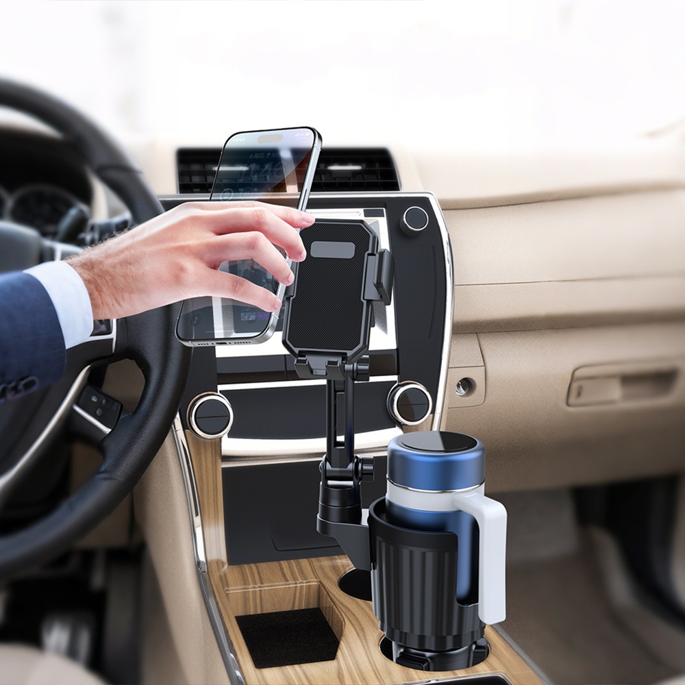 Universal 360° Adjustable Car Mount Cup Stand Cradle Holder For Cell Phone