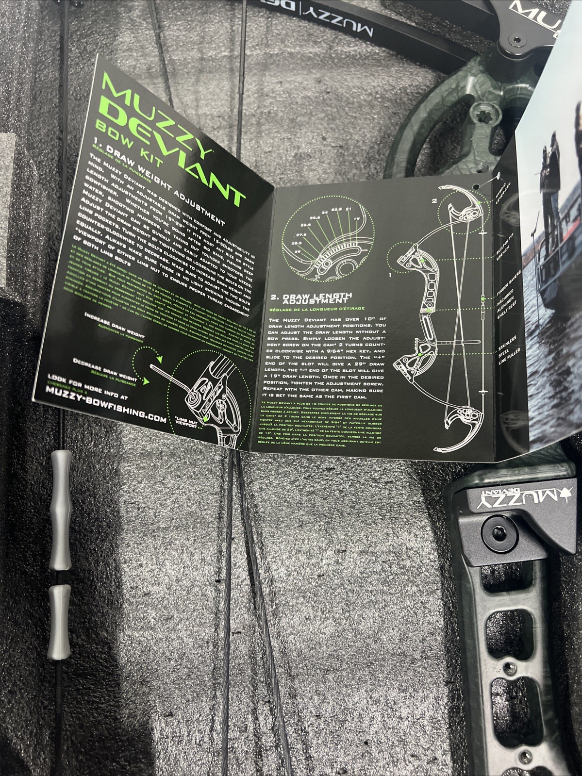 Muzzy Deviant Hybrid-Lever Cam Bowfishing Bow