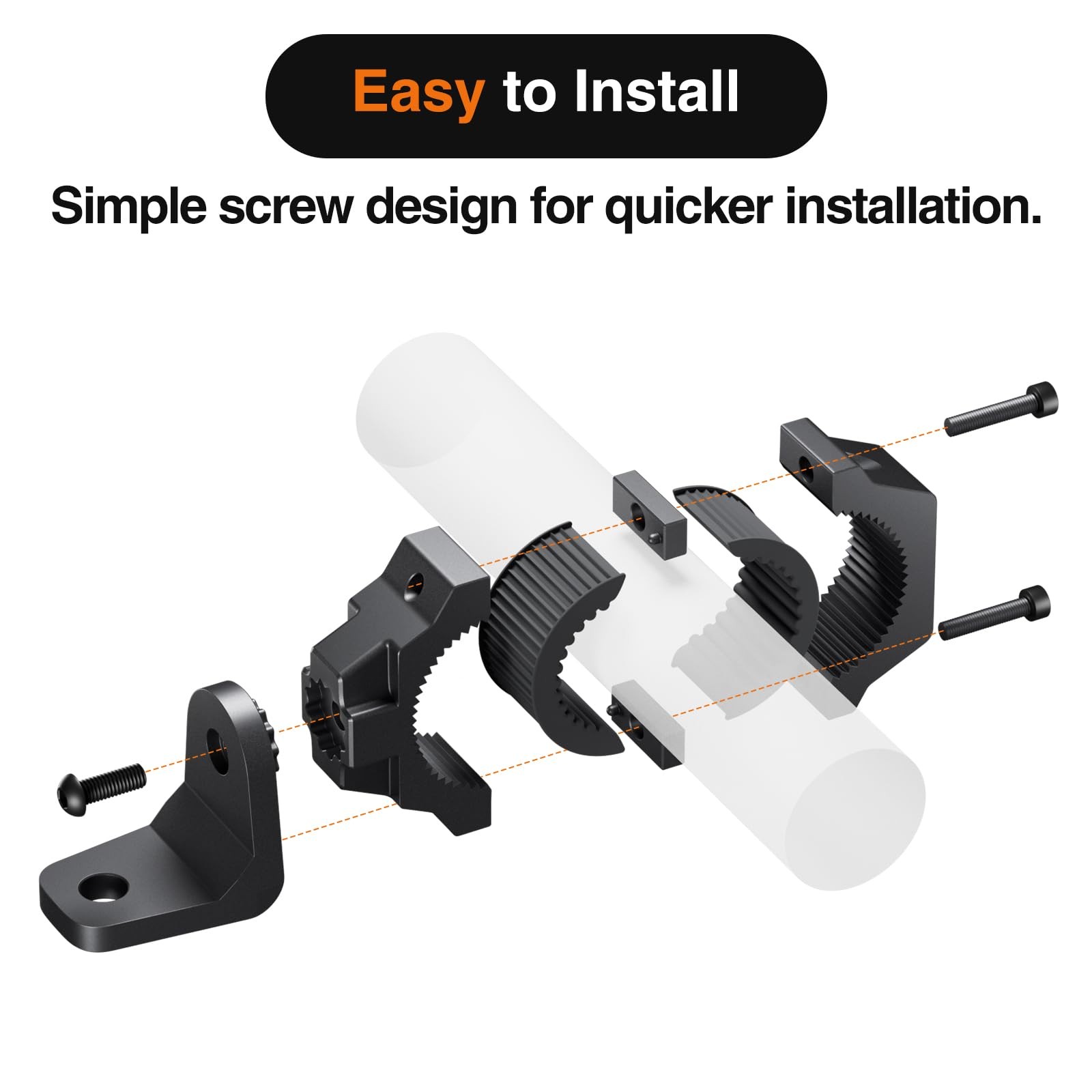 UTV Whip Mount UTV Flag Mount Compatible UTV Polaris Can Am 1 Pack