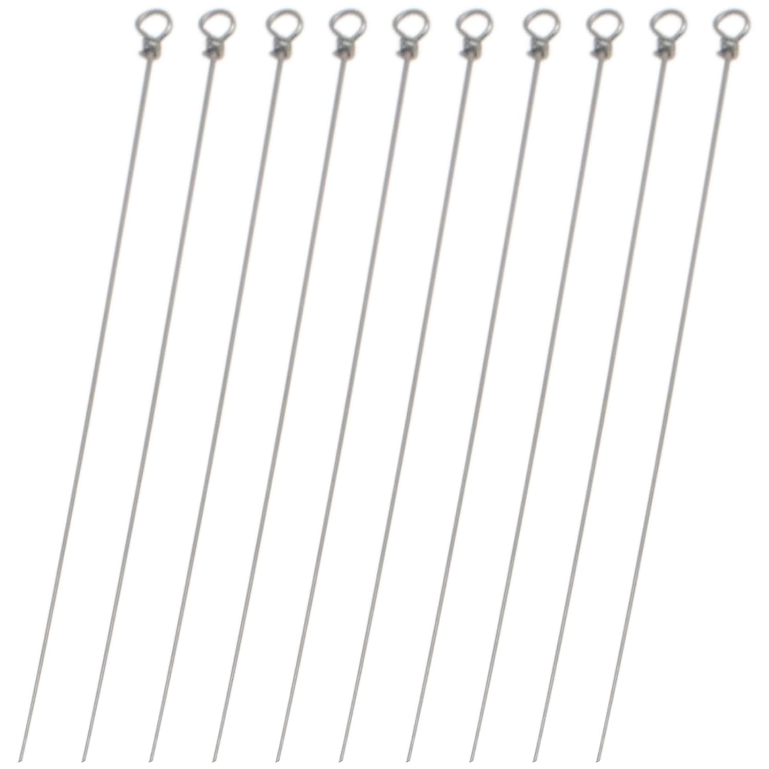 50PCS Fishing Spinner Stainless Steel Lure Making Supplies 160mm/6.3" Wire Diame