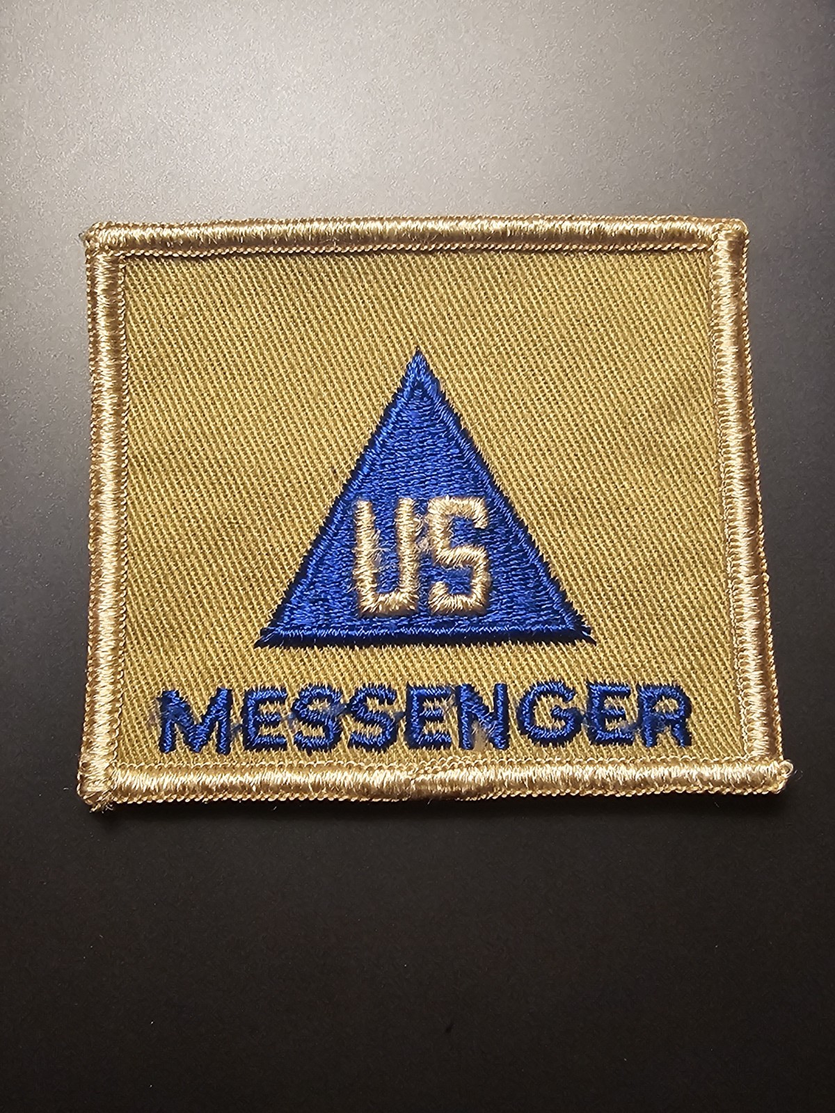 1960s 70s US Army Vietnam Cold War Era Civilian Messenger Patch L@@K!!!