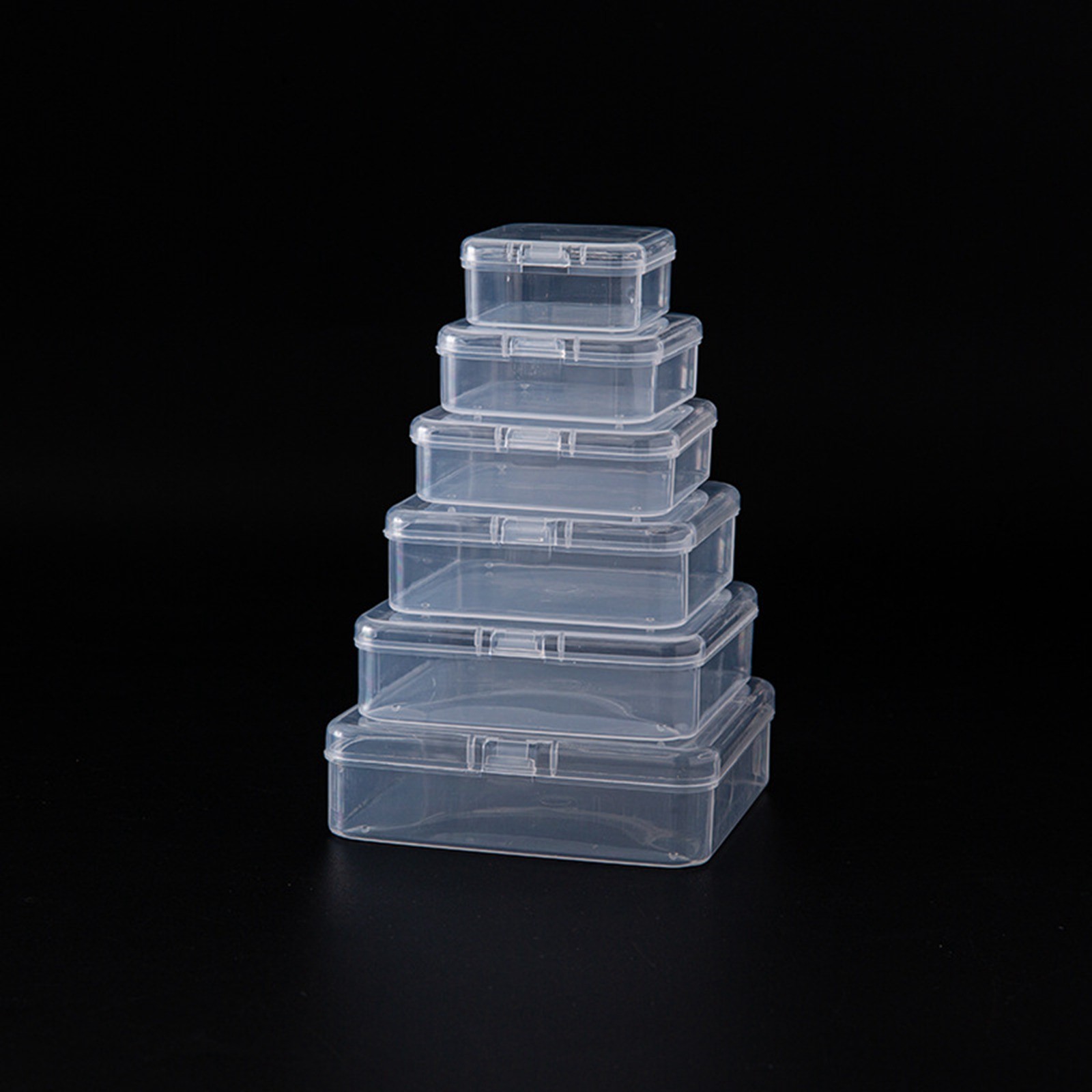 Clear Small Plastic Storage Case Containers Box for Beads Jewelry Trinkets