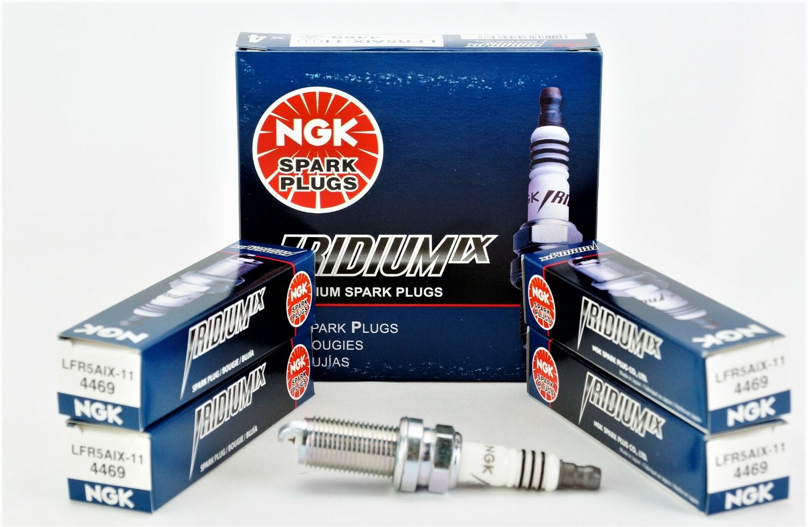 New Set 8 pack ngk 4469 Iridium IX Spark Plugs LFR5AIX11 US FAST Shipping