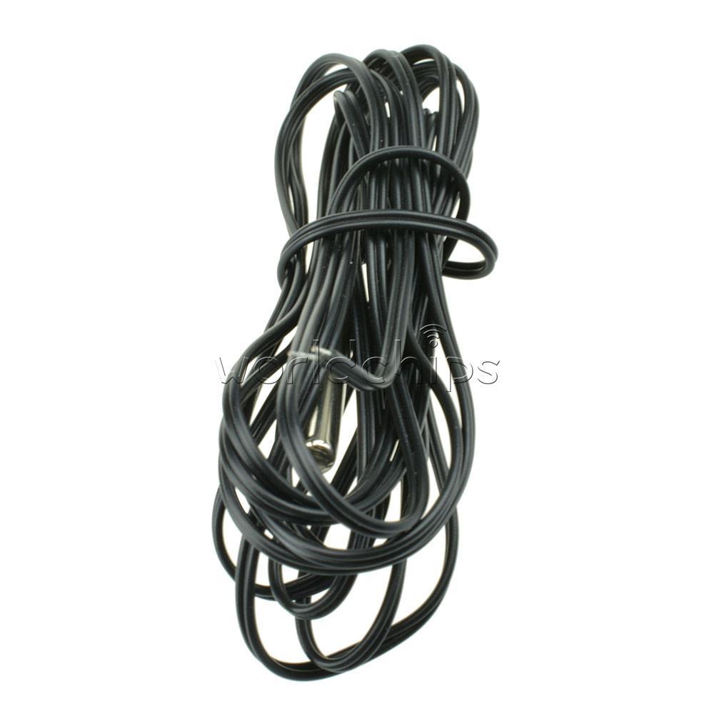 5Pcs NTC Thermistor Temperature Sensor 10K 1% 3435 Waterproof Probe 1.5M