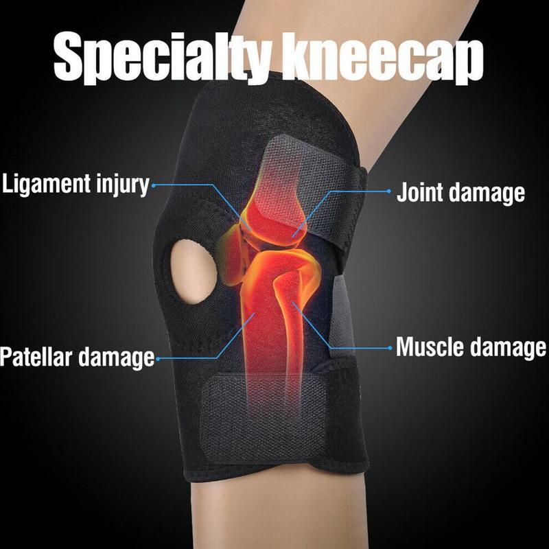 Knee Sleeve Strap Compression Brace Support Sport Joint Pain Arthritis Relief US