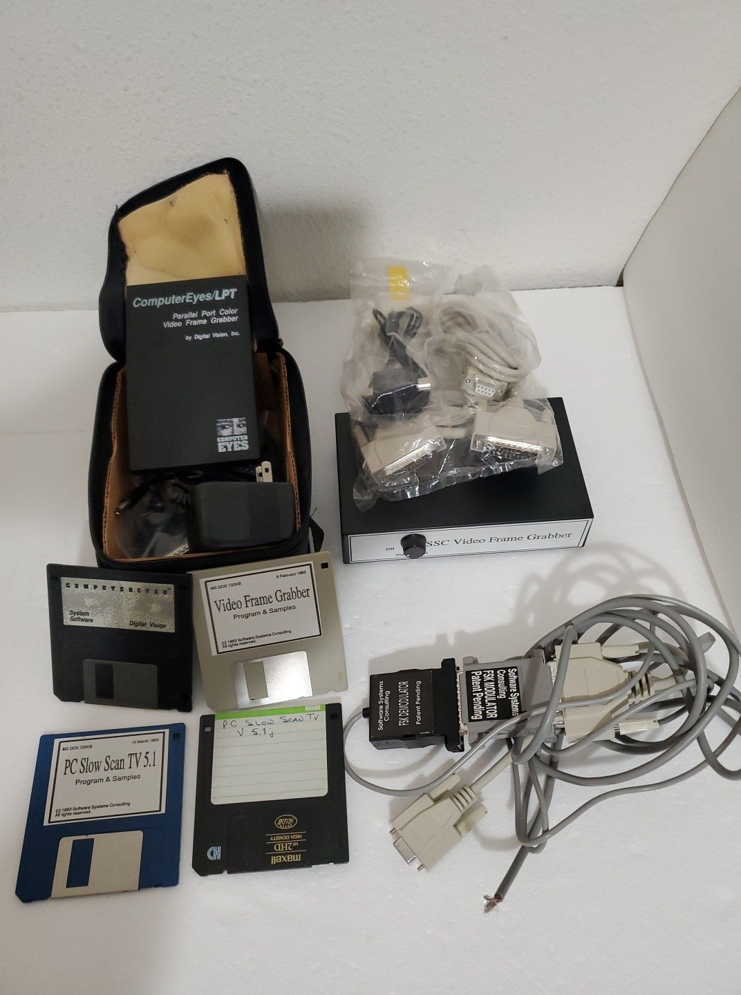 ComputerEyes / LPT Parallel Port Color Video Frame Grabber PC & More - UNTESTED