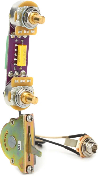 Mojotone Solderless Convertible Tele 4-way Guitar Wiring Harness - 500k