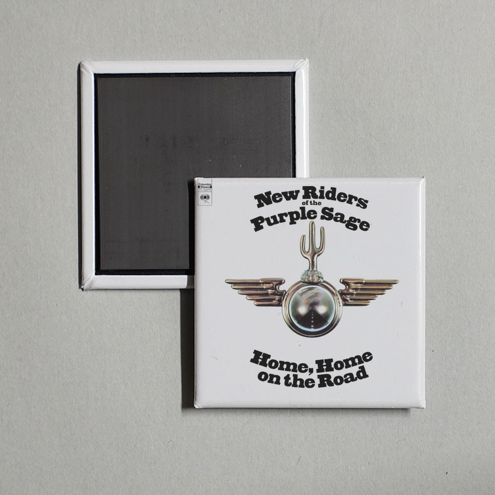 New Riders of the Purple Sage - Home, Home On T Album Cover Locker Fridge Magnet