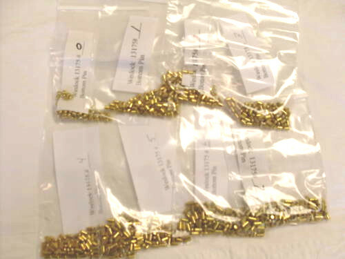 Lab Weslock brass keying pins Bottom #0-7B  -8 packs of 100 pins each
