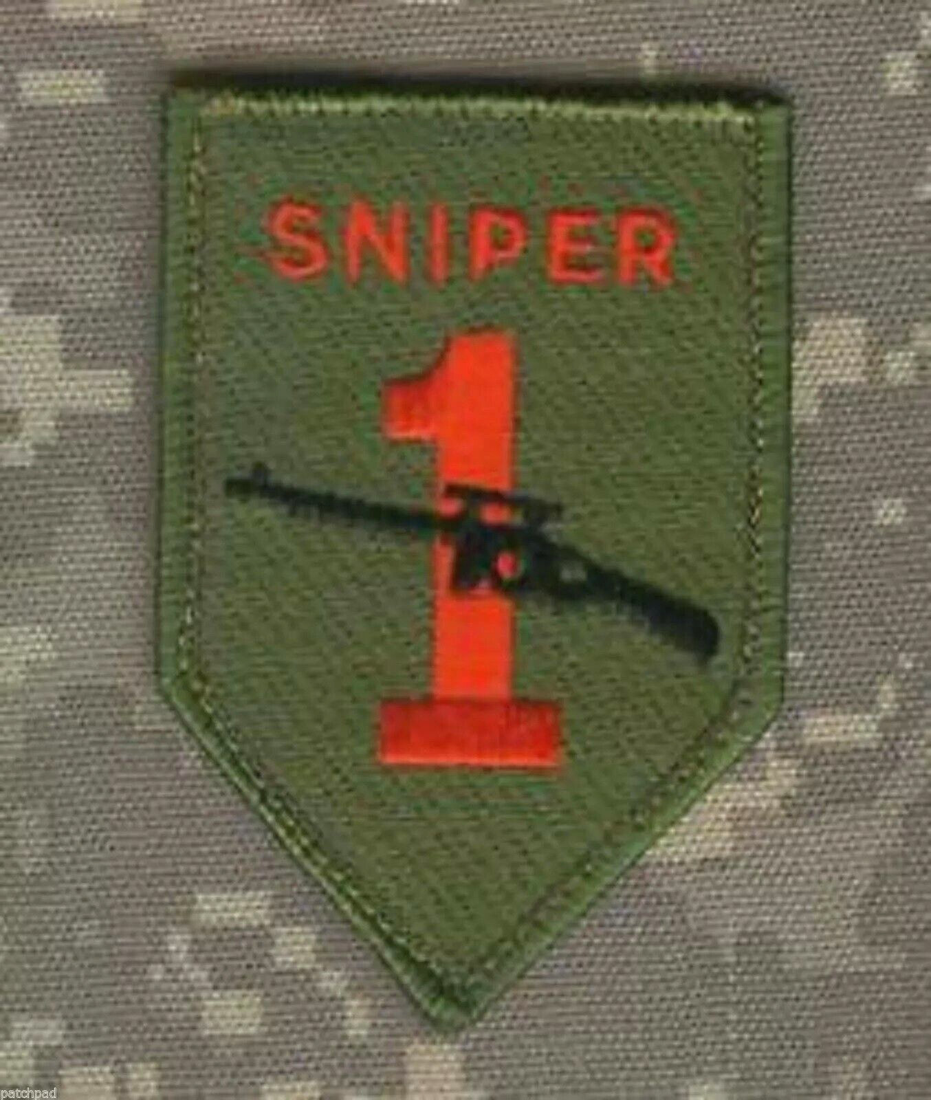 COMBINED JOINT TASK FORCE AFGHANISTAN vêlkrö INSIGNIA: 1st Infantry 1ID Sniper
