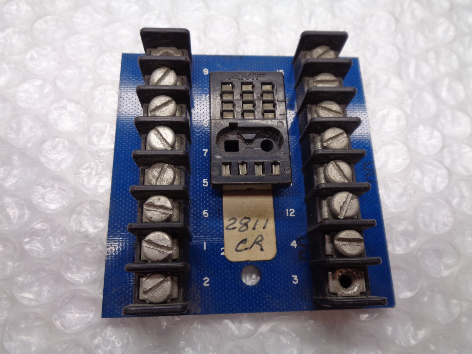 INDUSTRIAL SPARE 2811-CR RELAY BASE UNMP