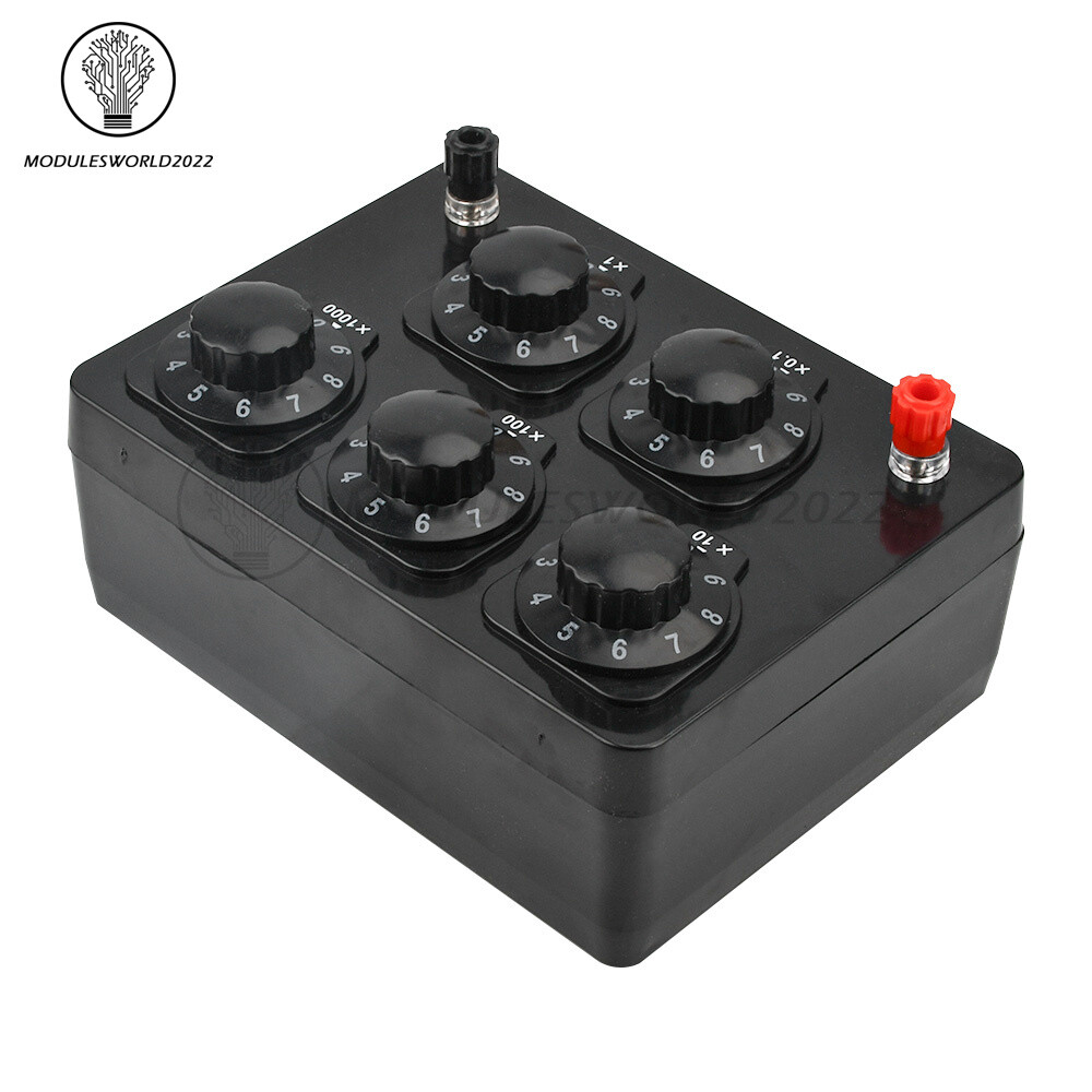 0-9999.9 Ohm Variable Resistance Box Decade Resistor For Physical Resistance Box